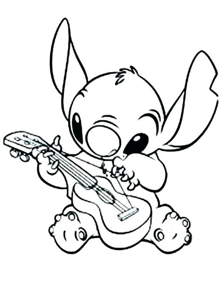 Stitch coloring pages pdf ideas for kids