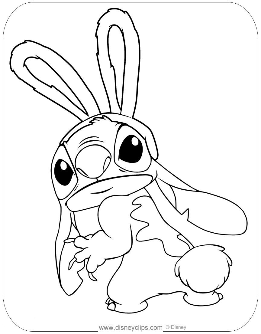 Printable disney easter coloring pages