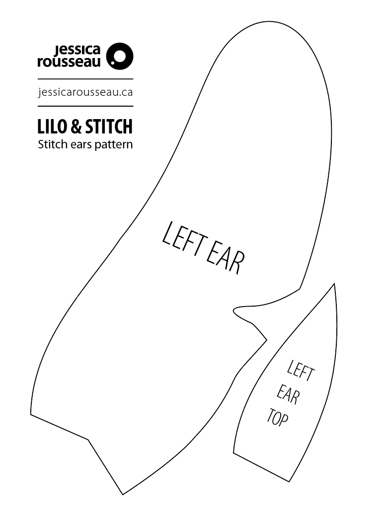 Lilo stitch free ears pattern and instructions â jessica harkonnen