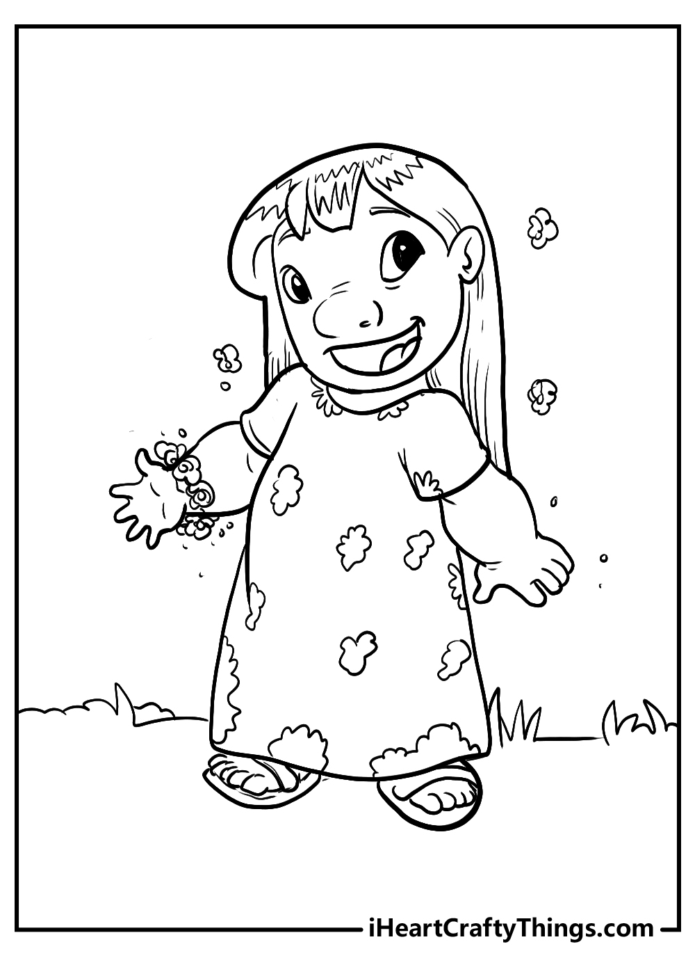 Lilo stitch coloring pages free printables