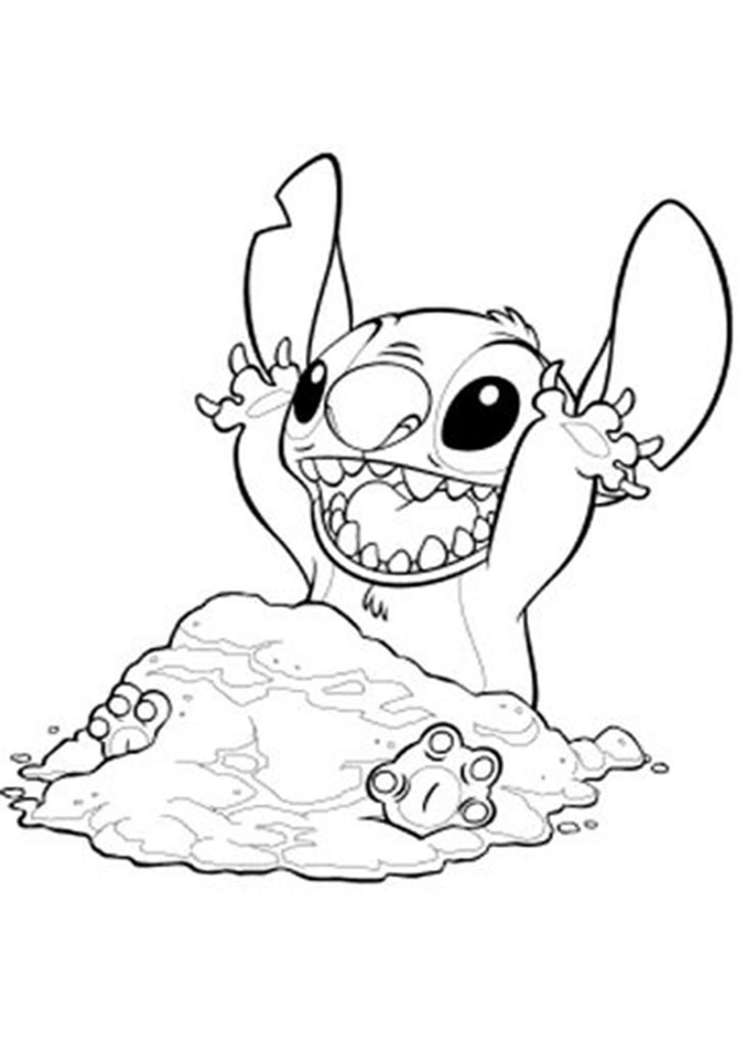 Free easy to print stitch coloring pages stitch coloring pages stitch drawing disney coloring sheets