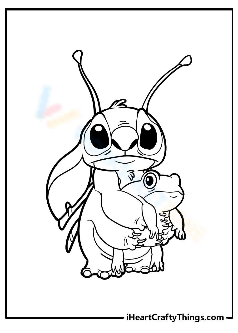 Free printable lilo stitch coloring pages