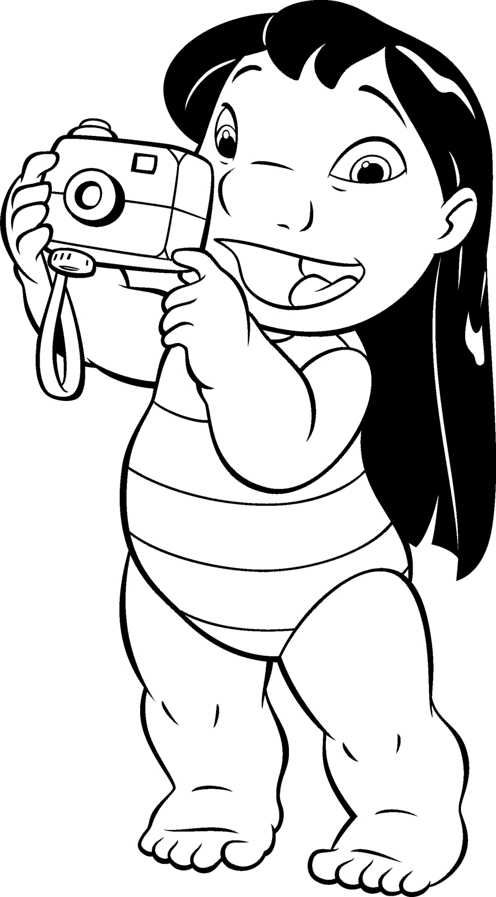 Free lilo and stitch coloring pages