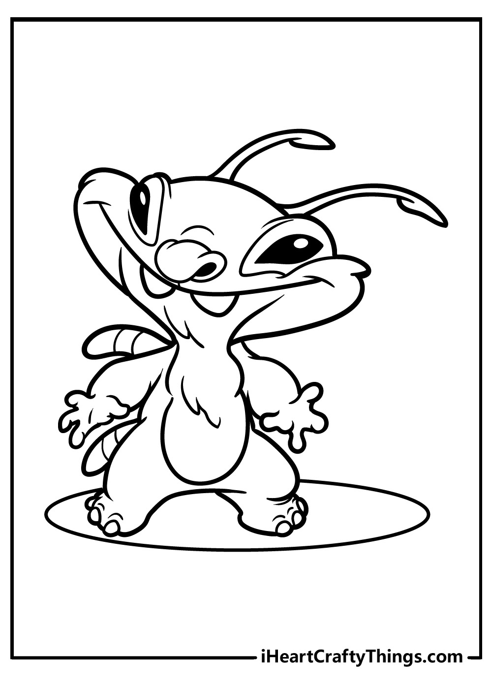 Lilo stitch coloring pages free printables