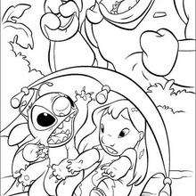 Lilo and stitch coloring pages