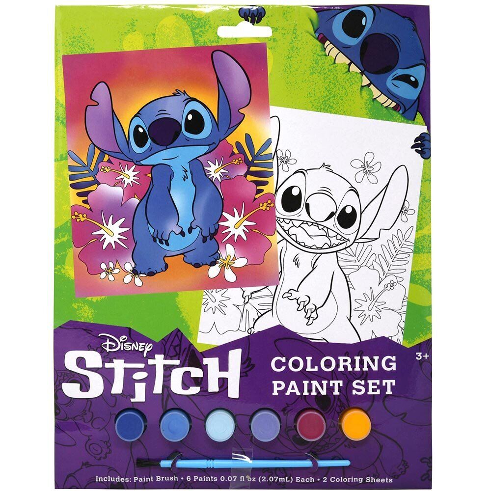 Disney stich coloring paint set