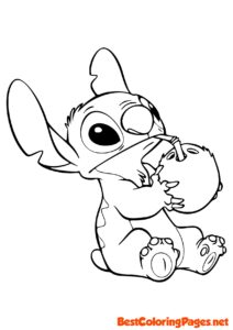 Lilo and stitch coloring pages