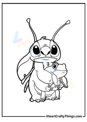 Free printable lilo stitch coloring pages