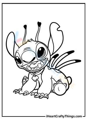 Free printable lilo stitch coloring pages