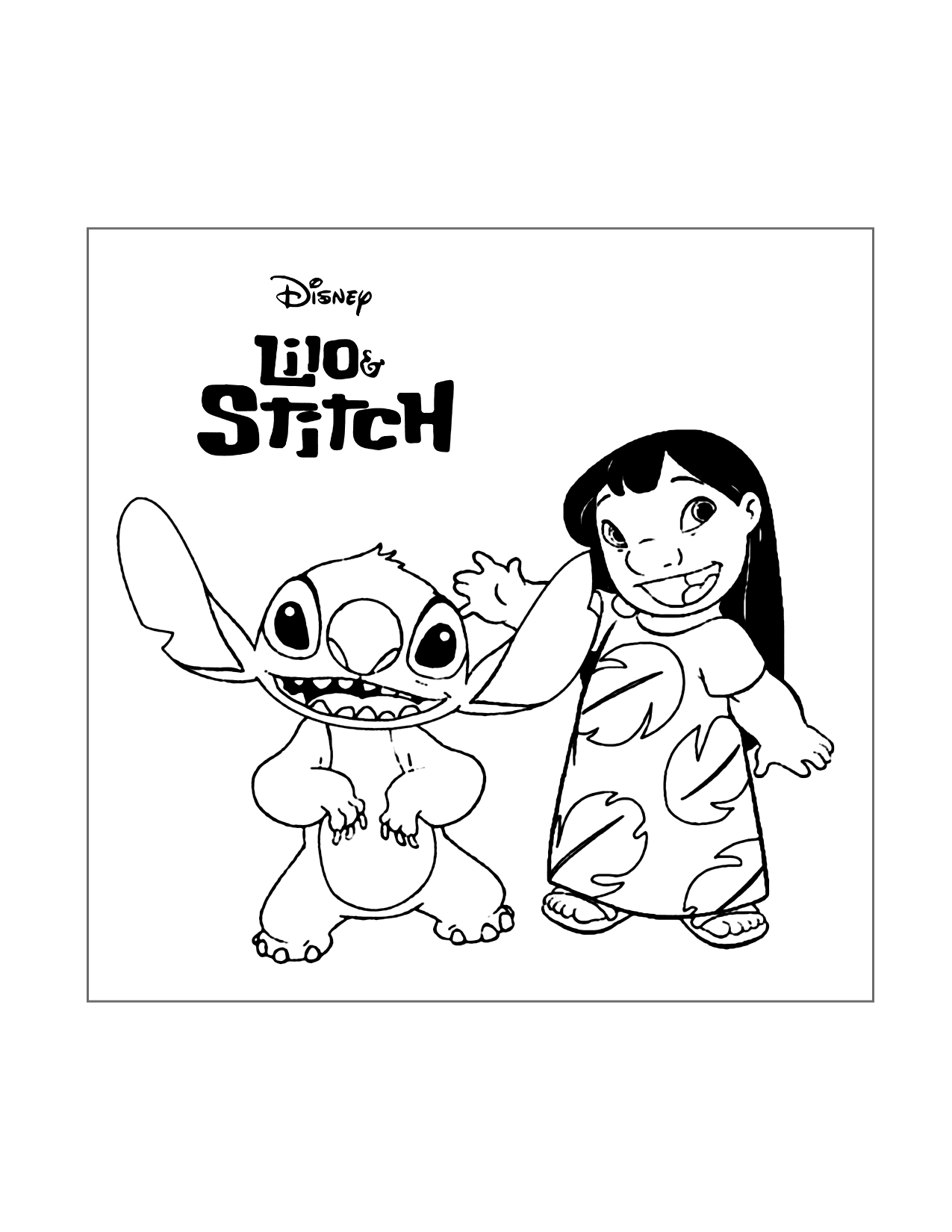 Lilo and stitch pages â printable pages