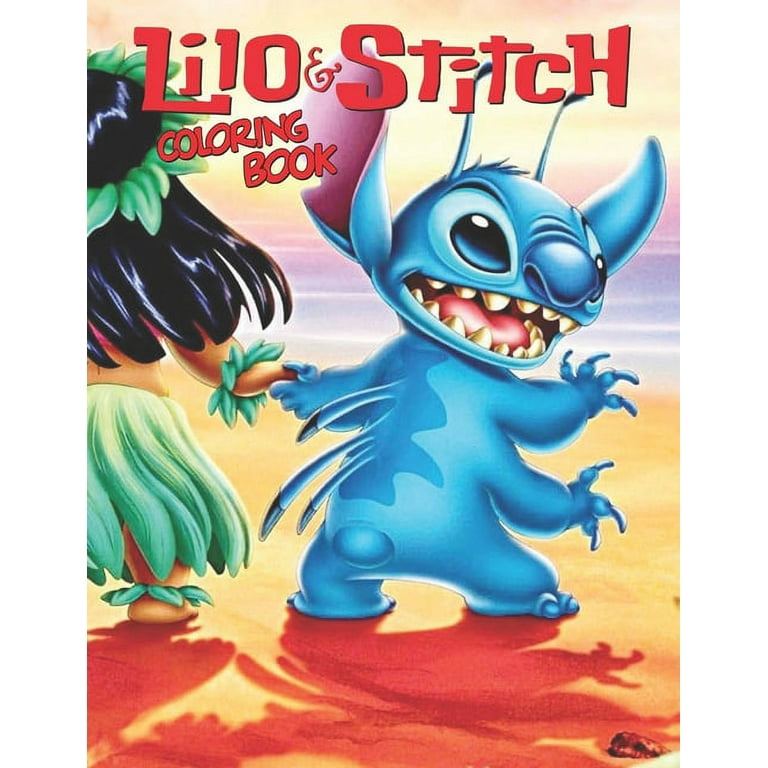 Lilo stitch coloring book great coloring book for kids and adults