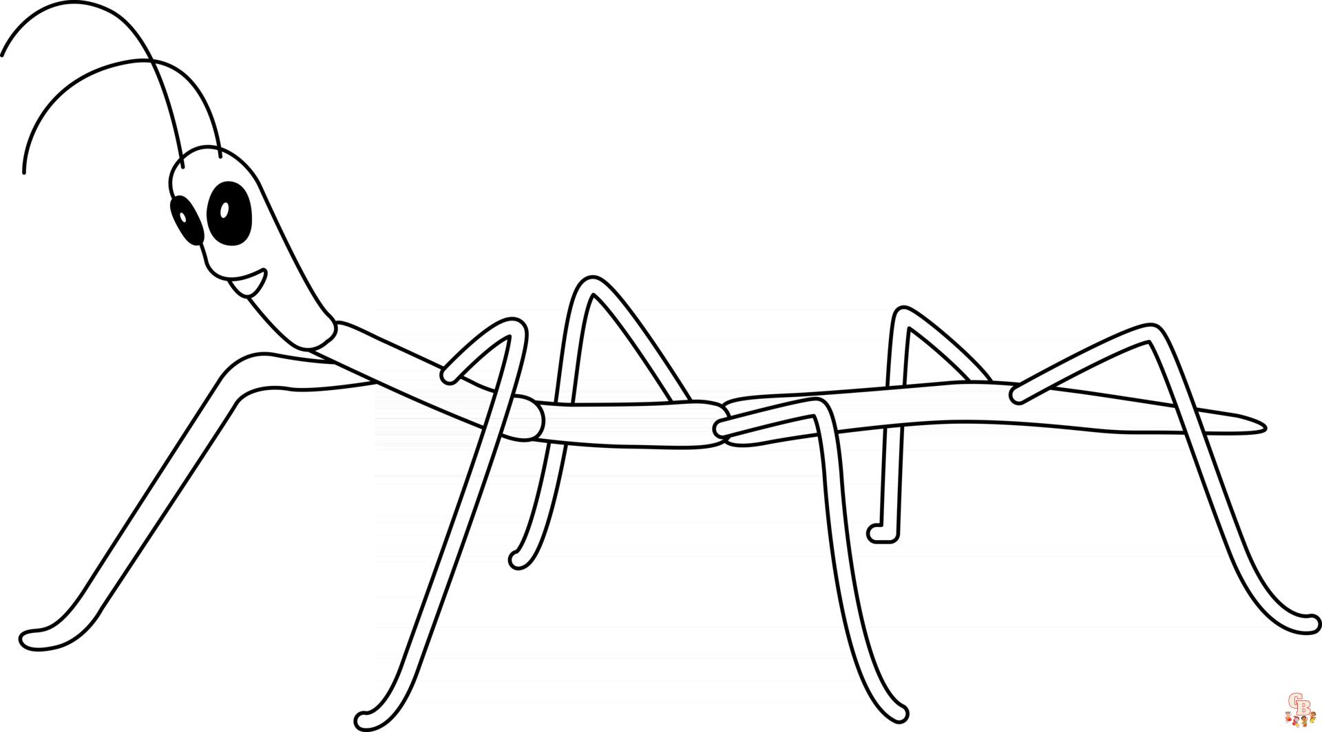 Bug coloring pages