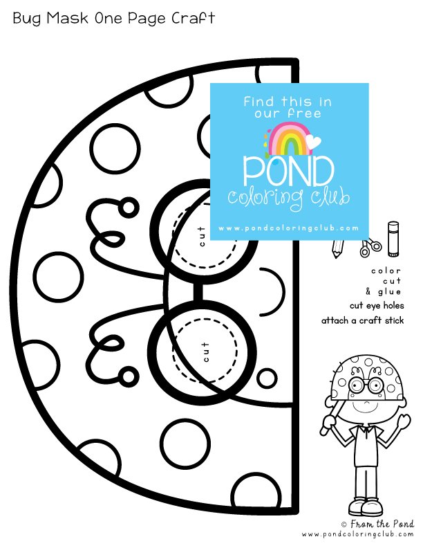 Animal craft â pond coloring club