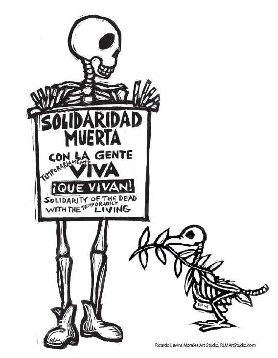 Calaveras coloring pages