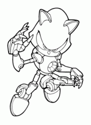 Sonic boom coloring pages