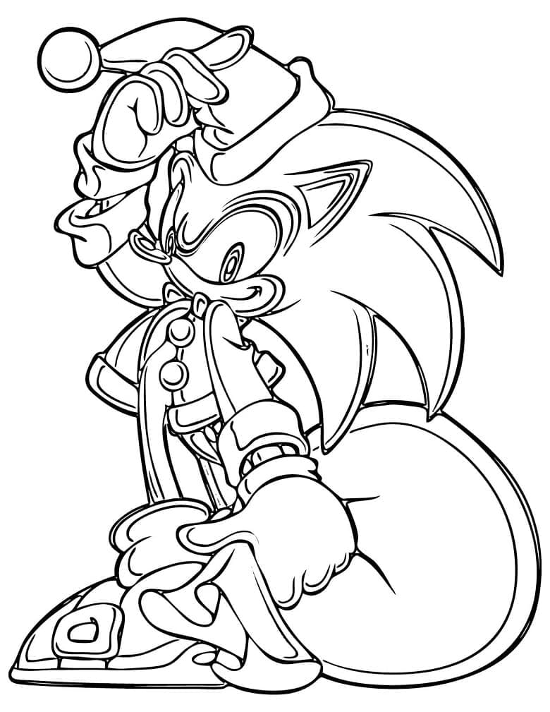 Sticks the badger from sonic coloring page