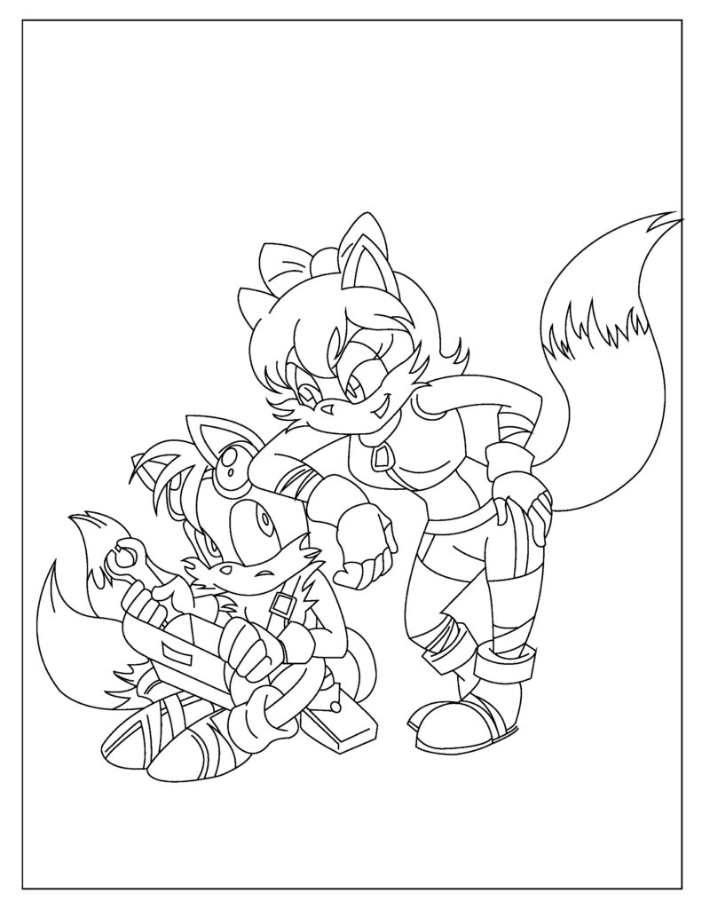 Free sonic coloring pages your kids will love download pdfs