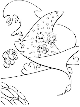 Finding nemo coloring page