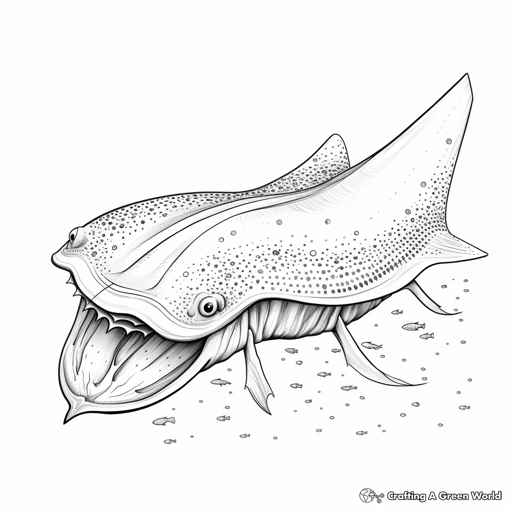 Stingray coloring pages