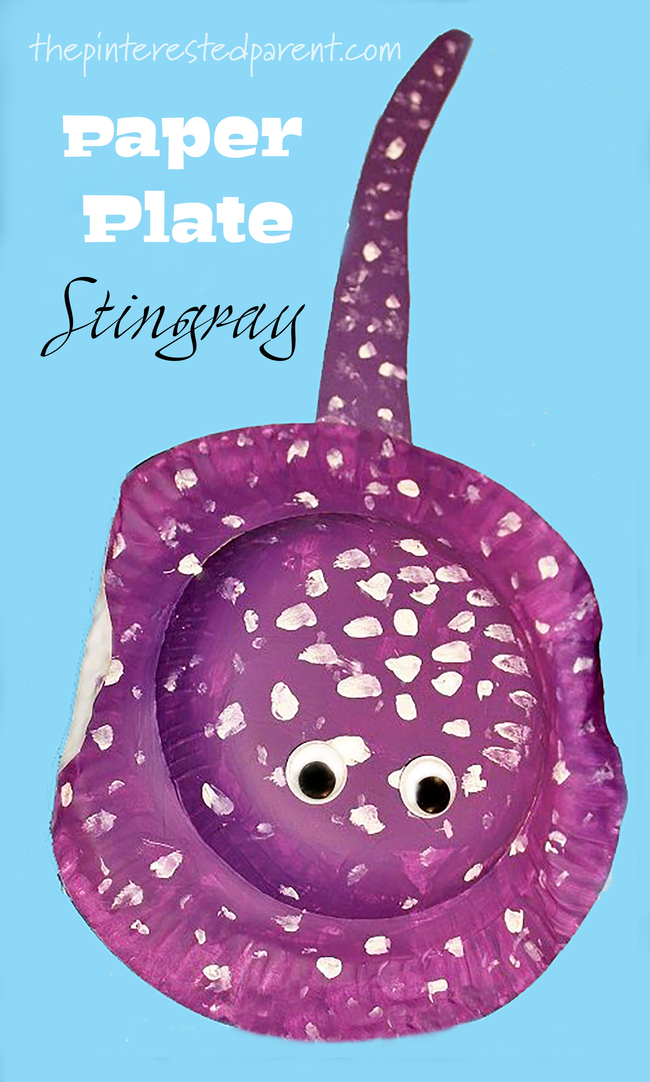 Paper plate stingray craft â the pinterested parent