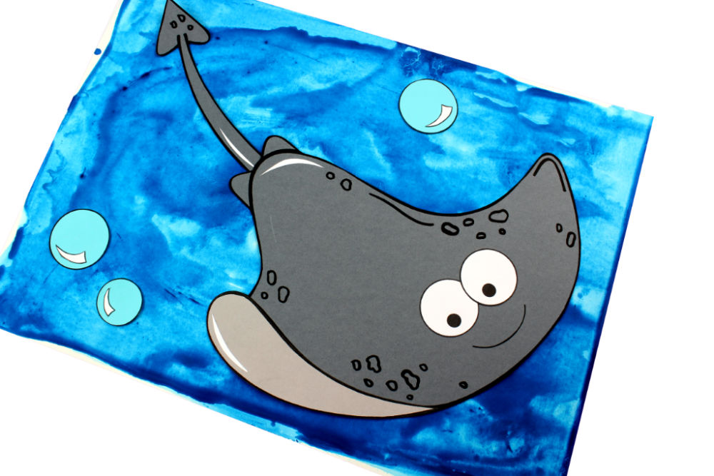 Stingray craft with free template