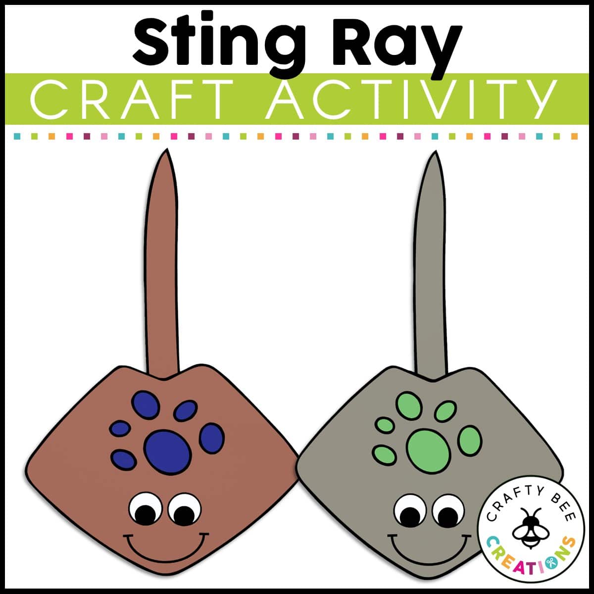 Sting ray craft activity