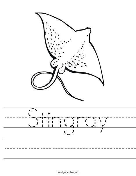 Stingray worksheet