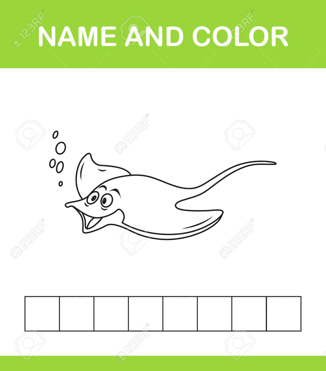 Word spelling game template and coloring book educational mini game puzzle for preschool kids game for children cartoon vector illustration royalty free svg cliparts vectors and stock illustration image