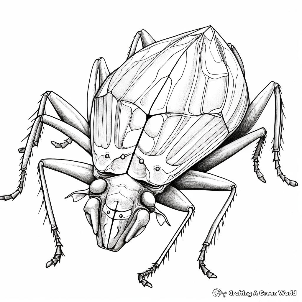 Stink bug coloring pages