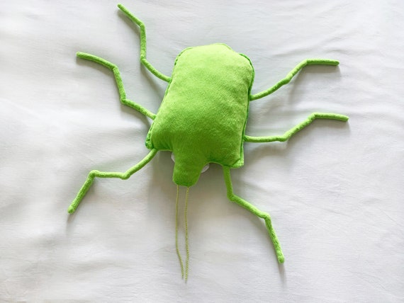 Stink bug plushie green or brown little plush insect stuffed stinkbug toy cm