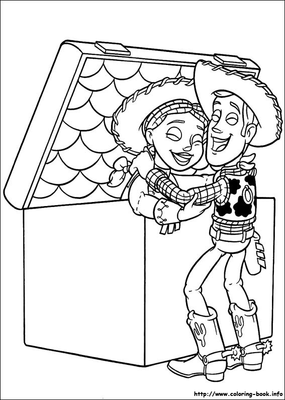 Toy story coloring picture