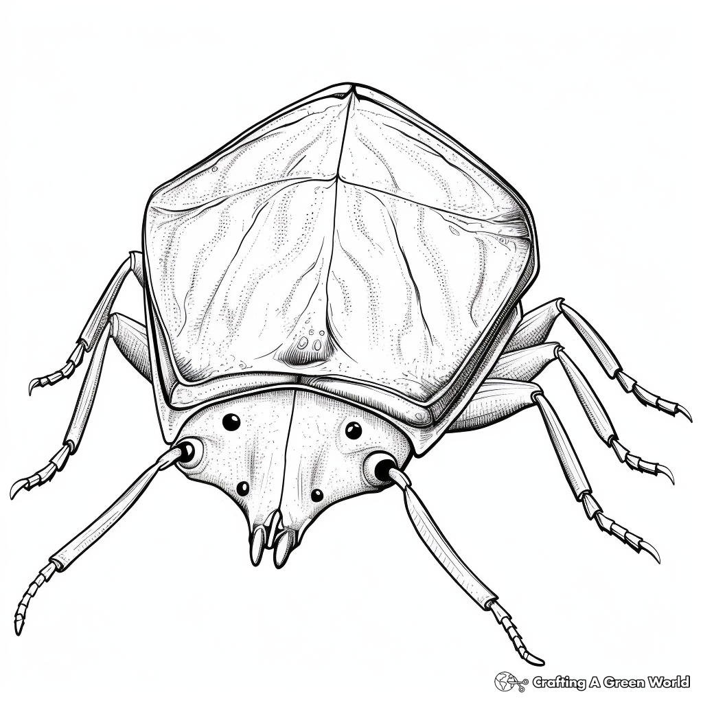 Stink bug coloring pages