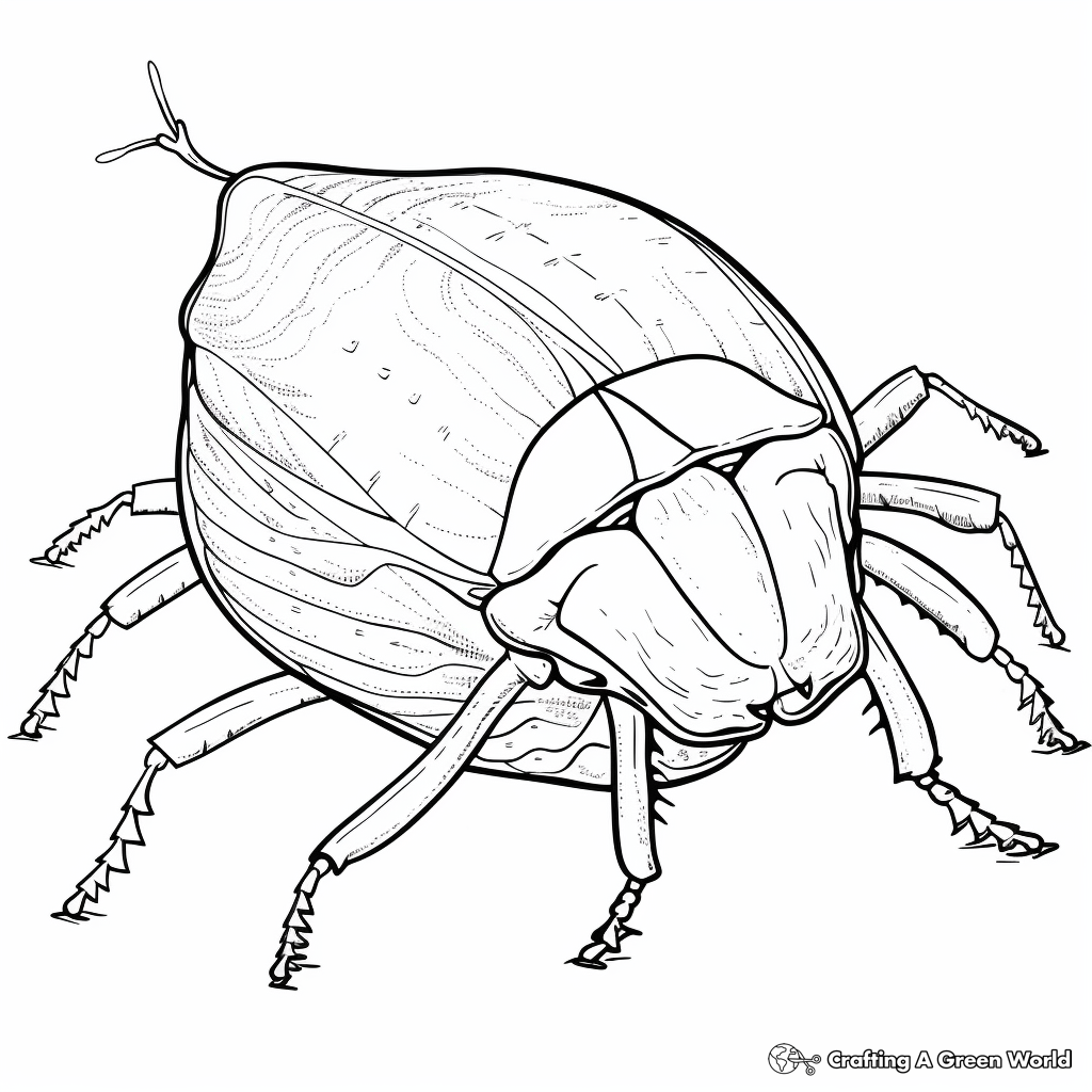 Stink bug coloring pages