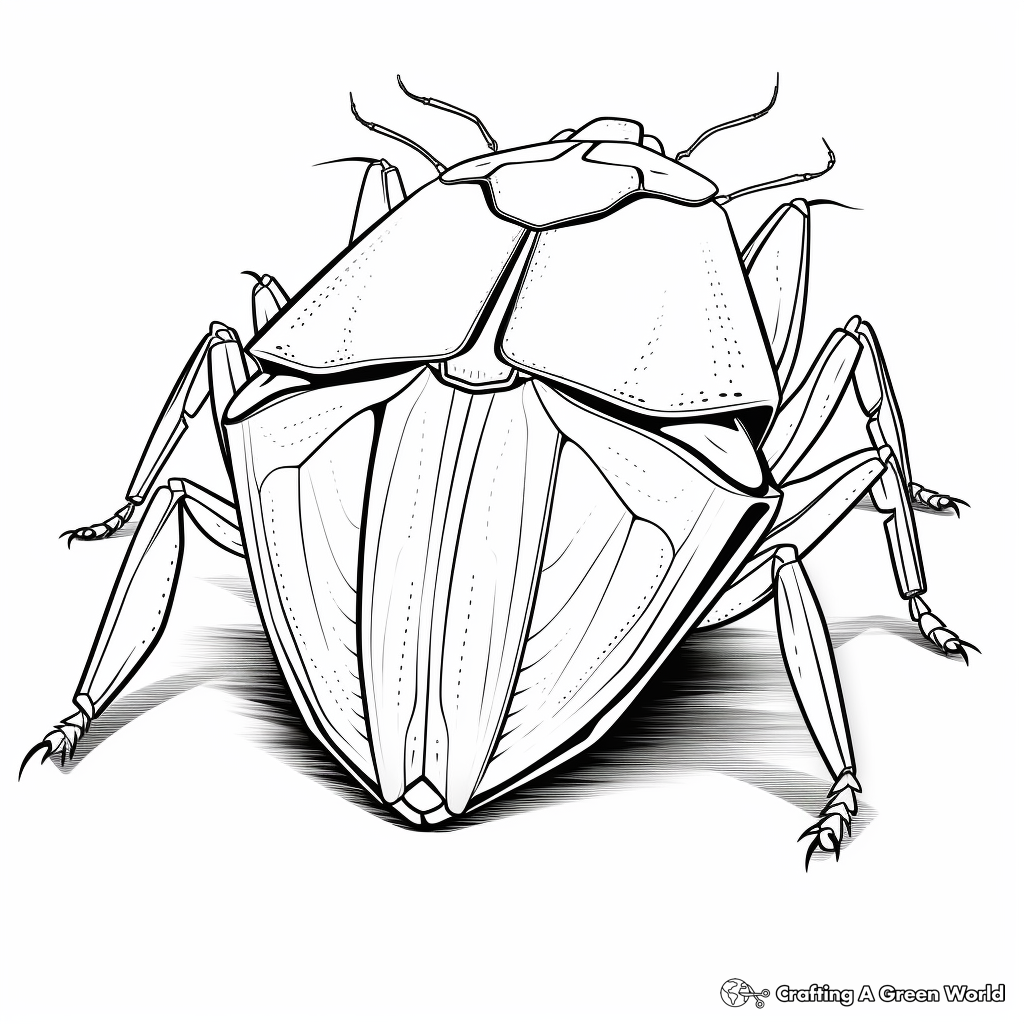 Stink bug coloring pages