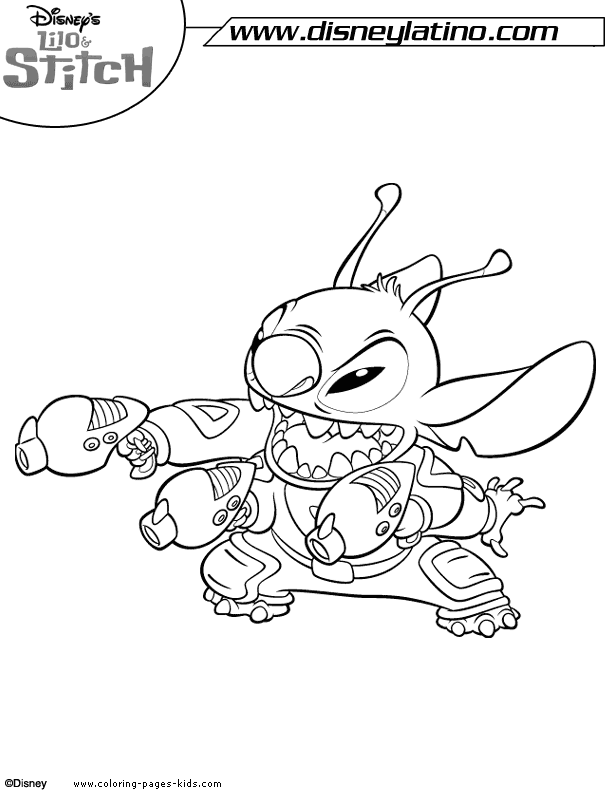 Lilo stitch coloring pages