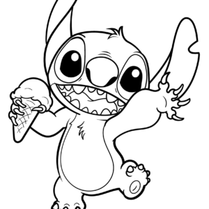 Lilo stitch coloring pages printable for free download