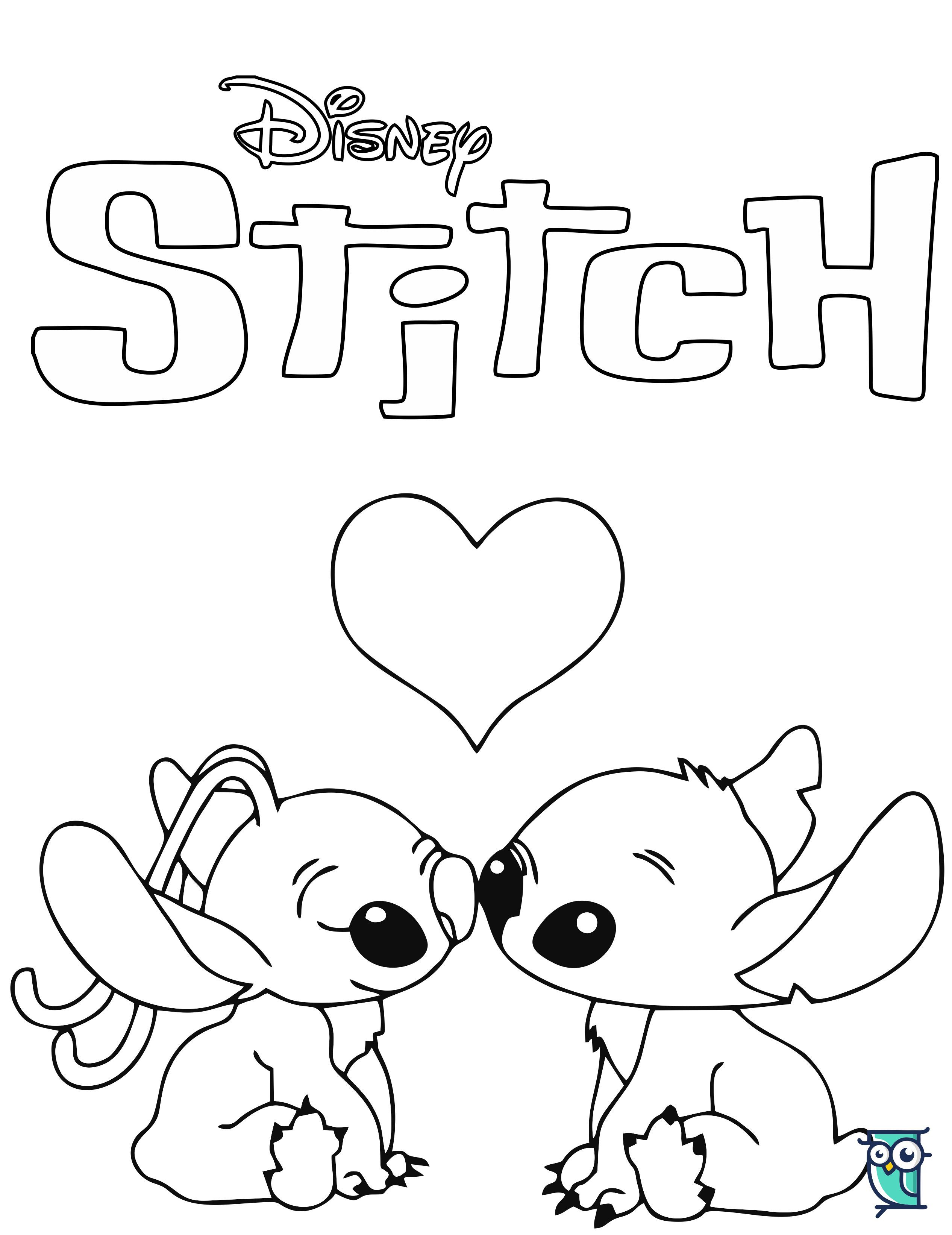Romance stitch and angel coloring pages lilo and stitch drawings stitch drawing stitch coloring pages