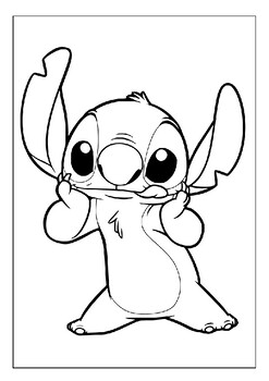 Relax and unwind with printable lilo stitch coloring pages collection for kids