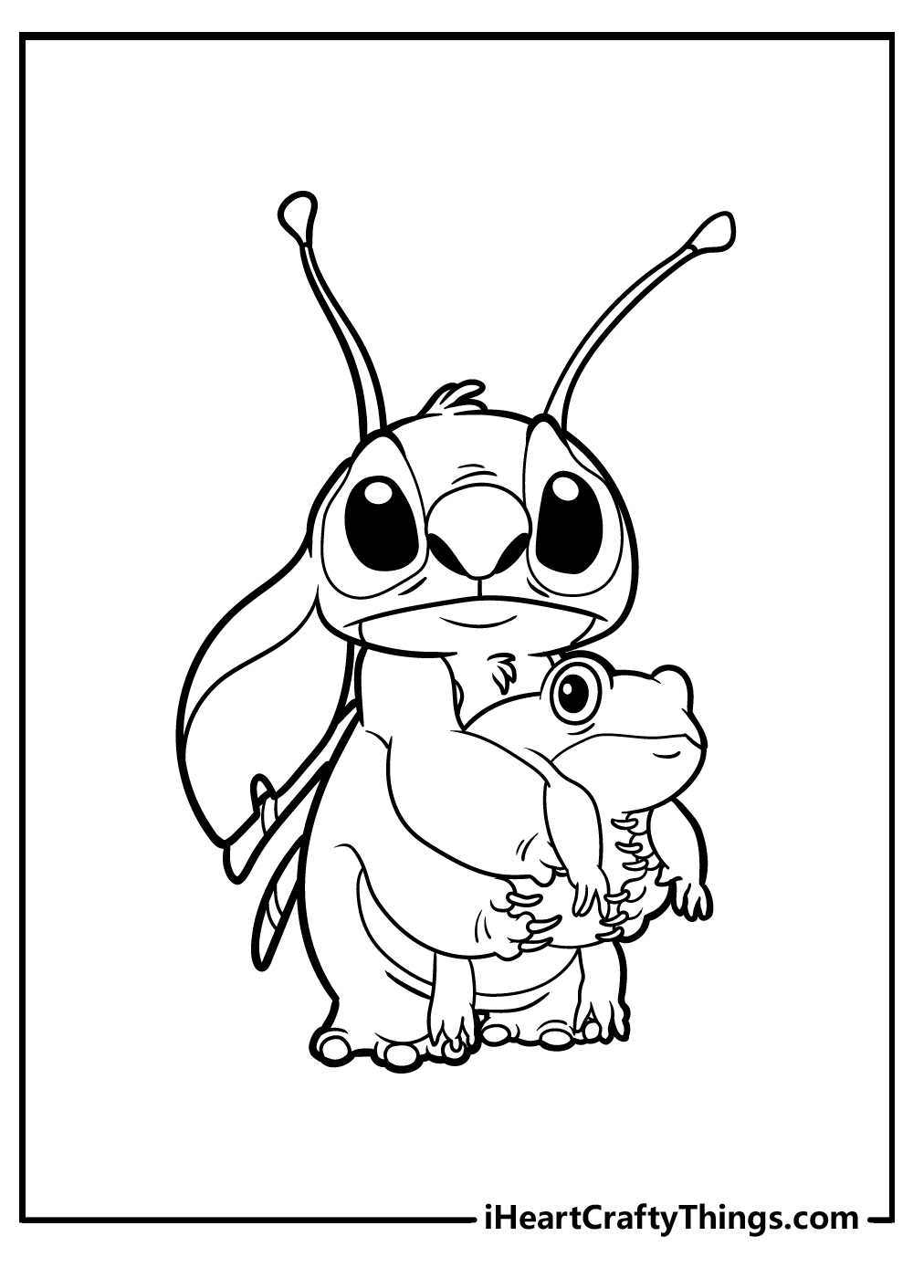 Free printable lilo stitch coloring pages
