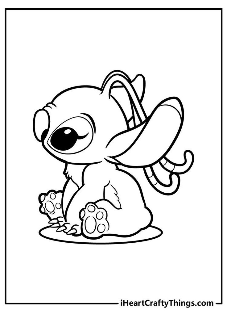 Pin by destany masino on coloring pages stitch coloring pages lilo and stitch drawings angel coloring pages