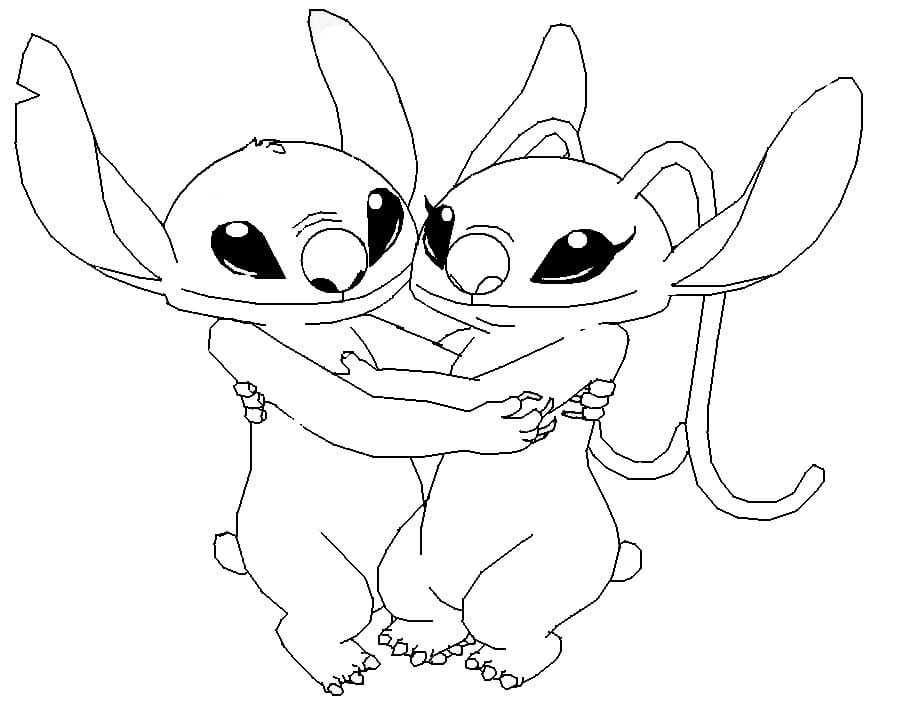 Lilo and stitch coloring pages