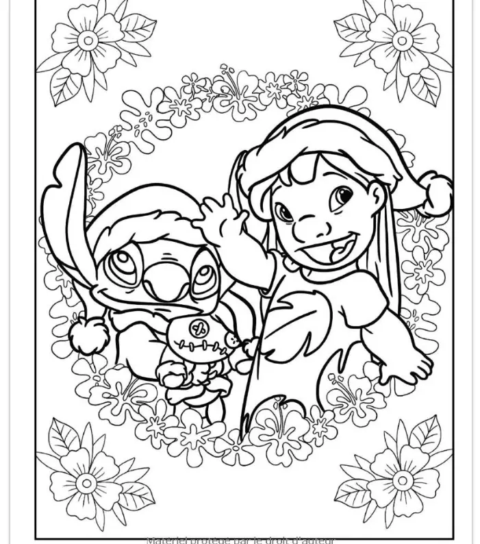Lilo stitch coloring book kids drawing activity gift boys girls game art fun