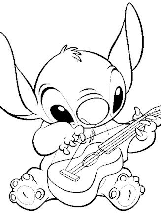 Lilo and stitch coloring page