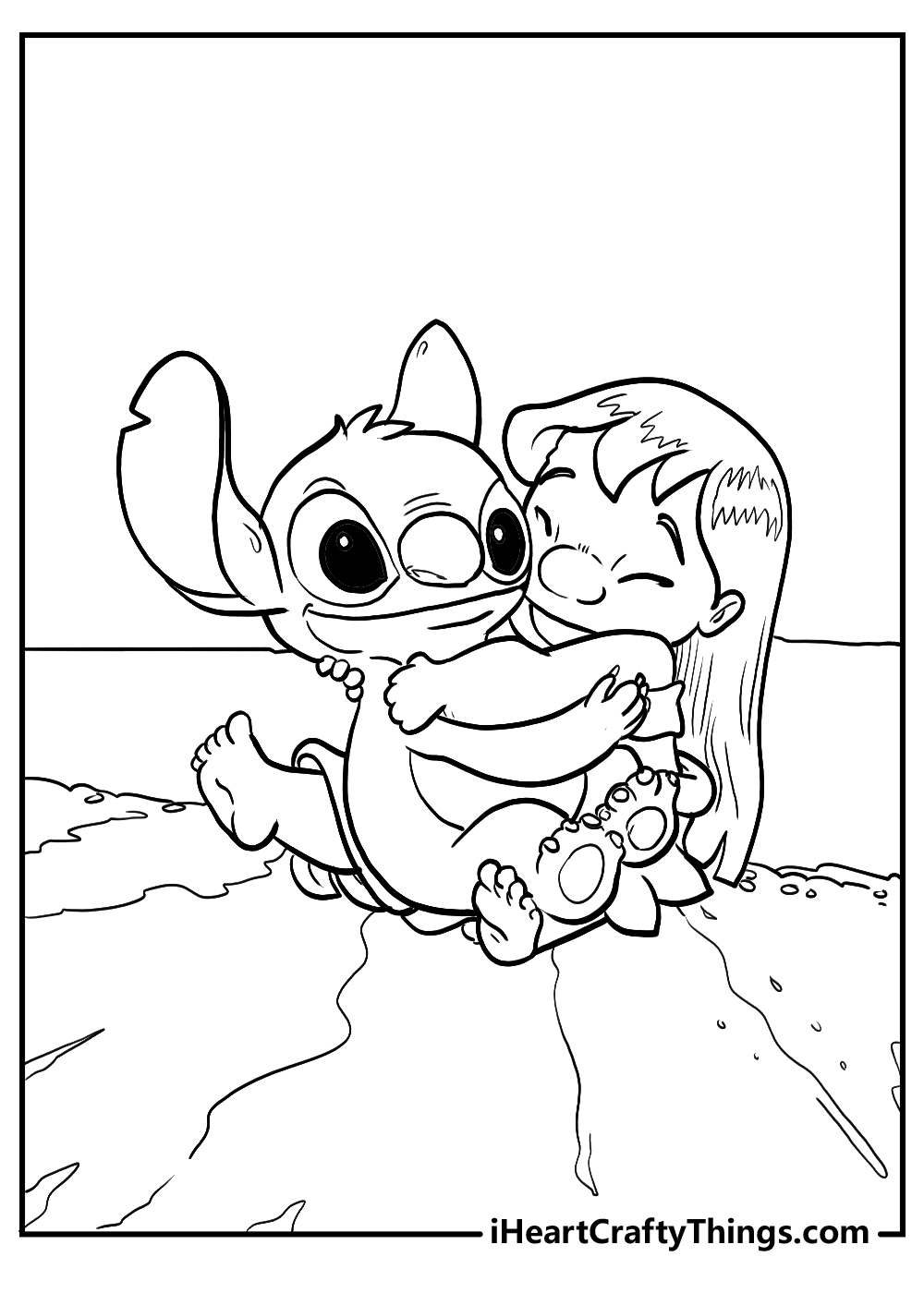 Lilo stitch coloring pages free printables