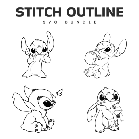 Stitch outline svg designs â