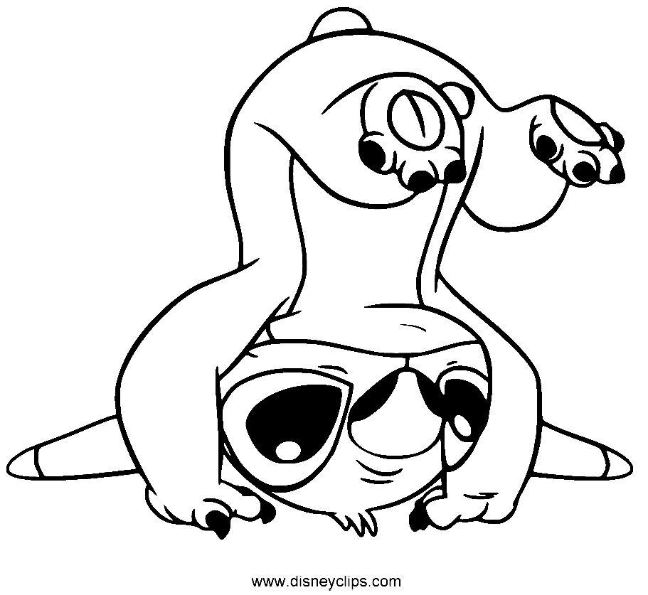 Lilo stitch coloring pages printable for free download