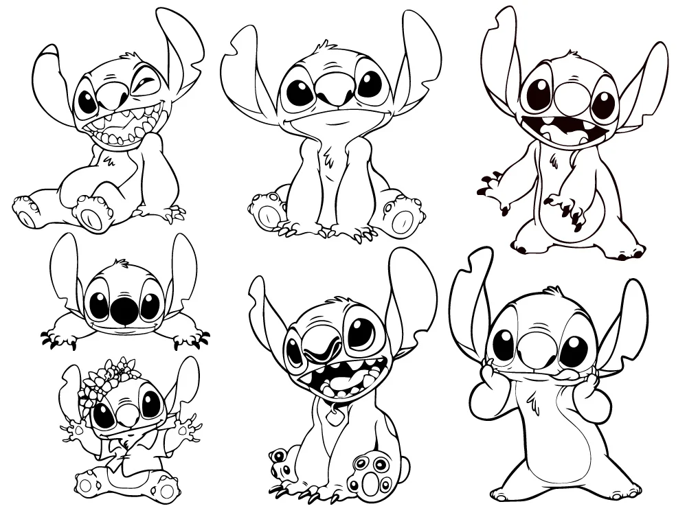 Lilo and stitch svg outlines lilo coloring pages svg png files lilo and stitch tattoo lilo and stitch drawings disney stitch tattoo