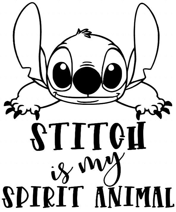 X custom vinyl decal run stitch is my spirit animal lilo hawaii stitch drawing stitch coloring pages lilo and stitch quotes