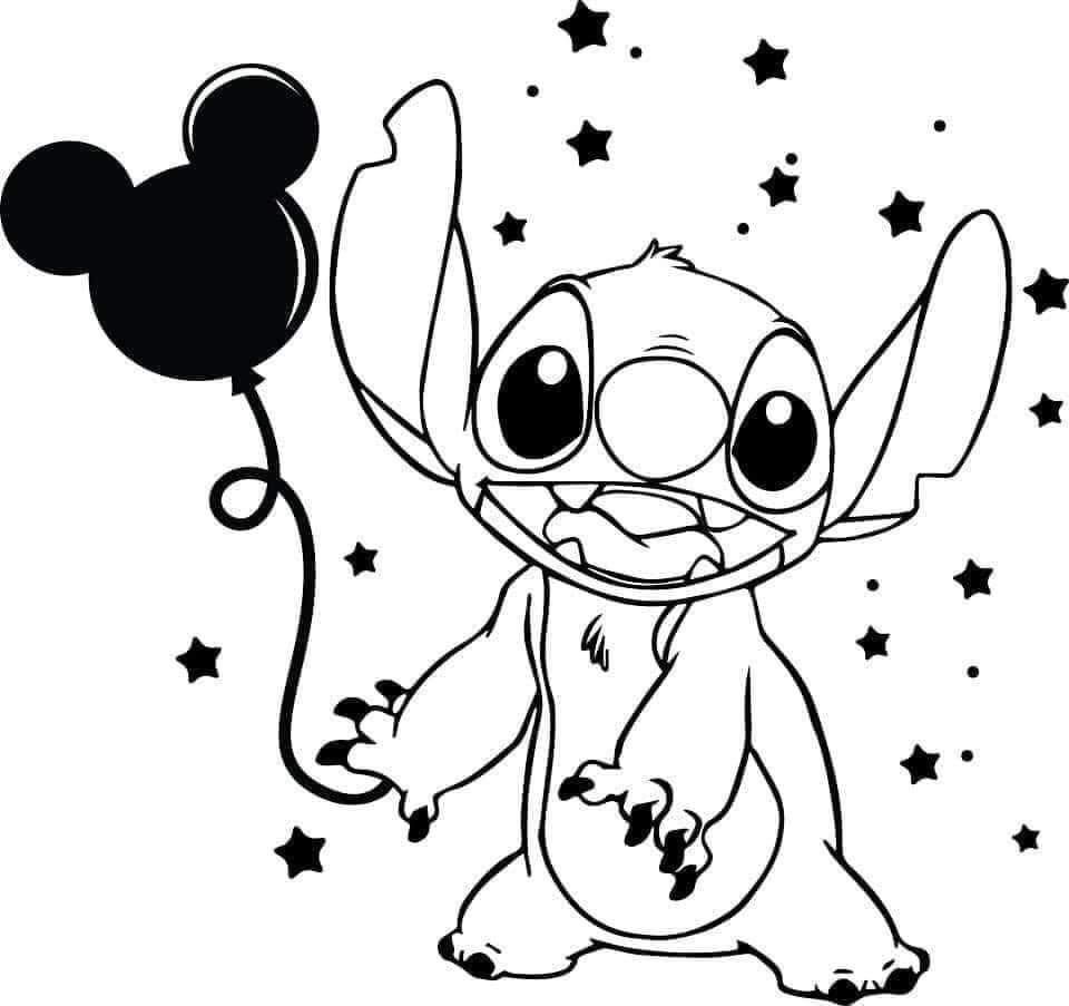 Pin by mãnica fernãndez on dibujos simples para macetas stitch coloring pages disney coloring sheets cute christmas wallpaper