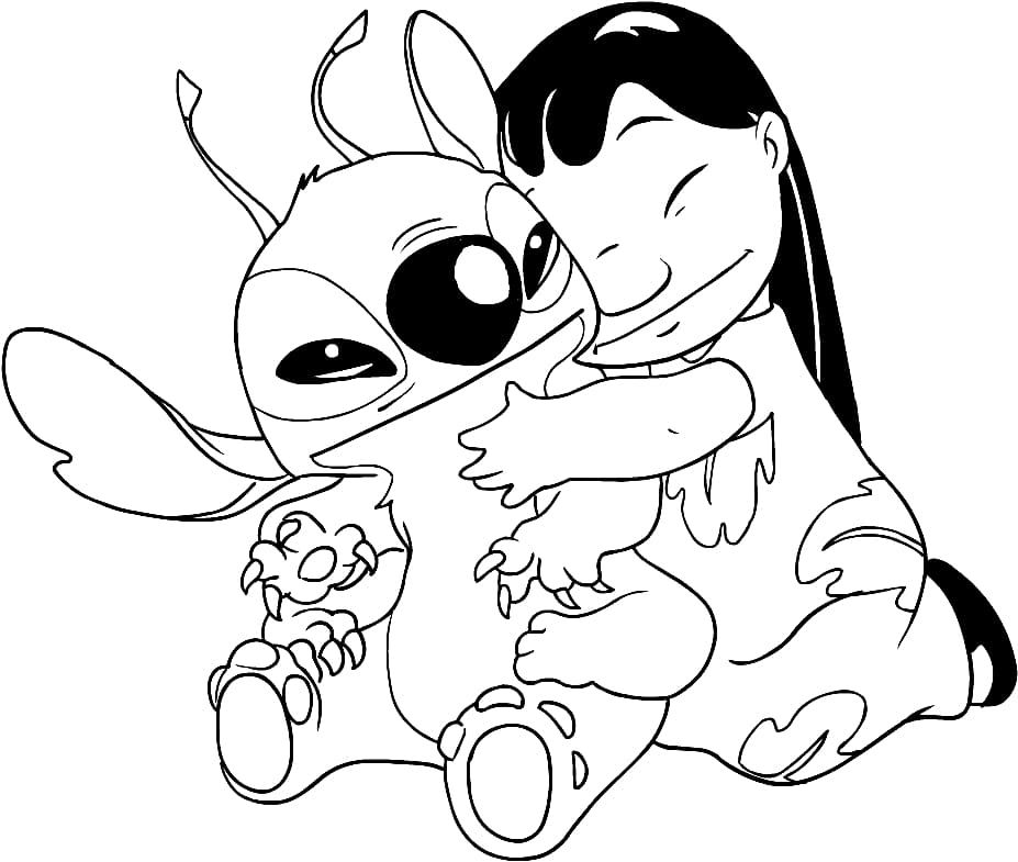 Lilo and stitch coloring pages